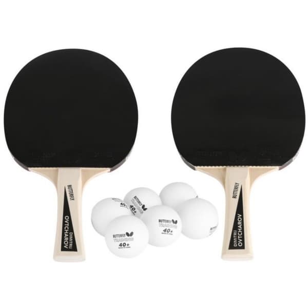 BUTTERFLY Ovtcharov bordtennisracketar med bollar set 3in1