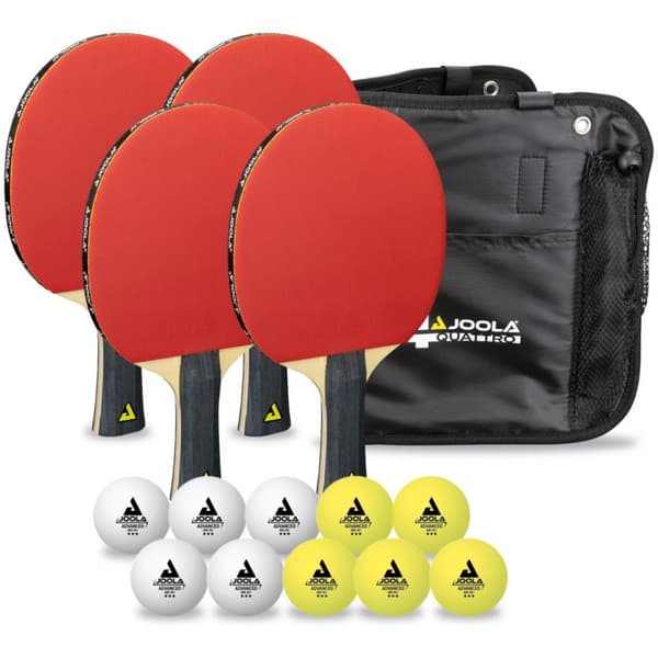 JOOLA Sæt Quattro Bordtennisketchere 6i1 sæt