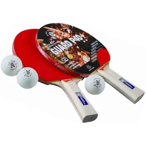 Devessport B2 Star bordtennisracketar med 3 ABS-bollar