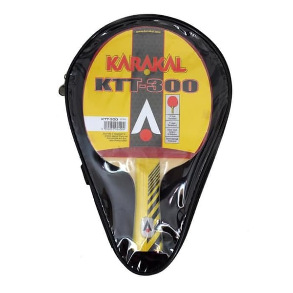 Karakal KTT 300 bordtennisracket - röd/gul/svart - TU