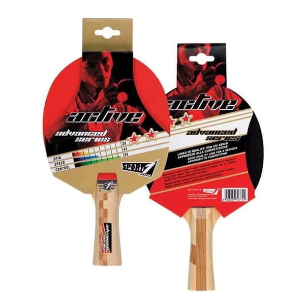 Ping Pong-racket - Sport One - Active 2 Stjärnor - Barn - Svart