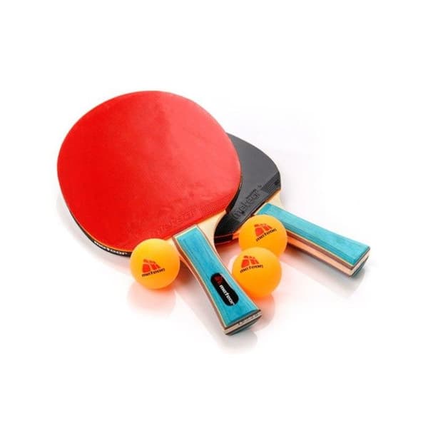 Set av Ping Pong-racketer - meteor - Zephyr - 2 racketer - 3 bollar - Professionell