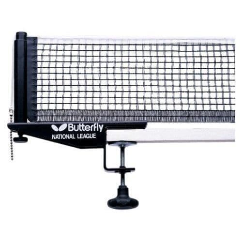 Set för Bordtennis - Butterfly - 11303 - Nät + Stänger - Robust Metall - Matchkvalitet
