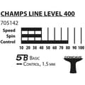 Miniatyrbillede 5 af 5: Bordtennissæt - SCHILDKRÖT - CHAMPS Line 400 FSC