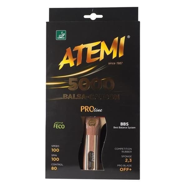 ATEMI New 5000 Pro Anatomical Black and Red tennisracketar - Vuxen - 2 års garanti
