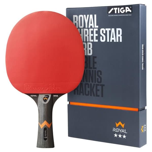 Bordtennisracket - STIGA - Royal Three Star - 5 lager - WRB-teknik - S3-beläggning