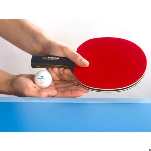 Bordtennisracket - Schildkröt - 758221 - 100% Kolfiber - Liga QRC-beläggning - En storlek