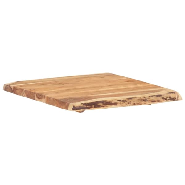 vidaXL Bordplate heltre akasie 58x(50-60)x3,8 cm