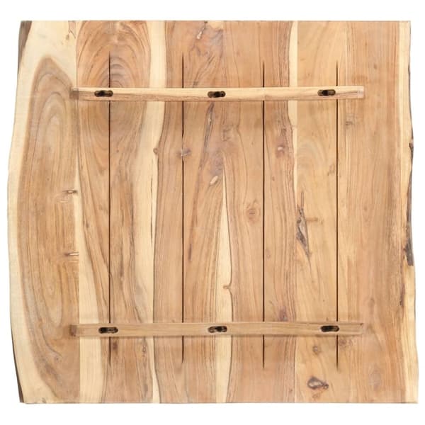 vidaXL Bordplate heltre akasie 58x(50-60)x3,8 cm