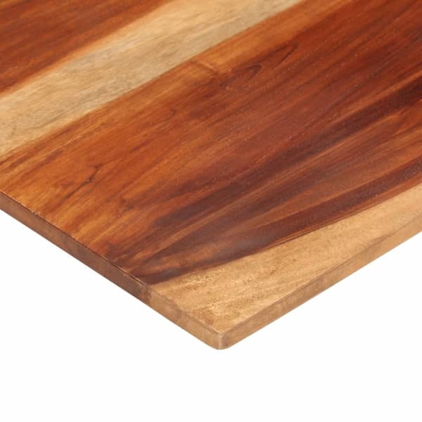 vidaXL Bordsskiva i massivt sheshamträ 15-16 mm 60x90 cm