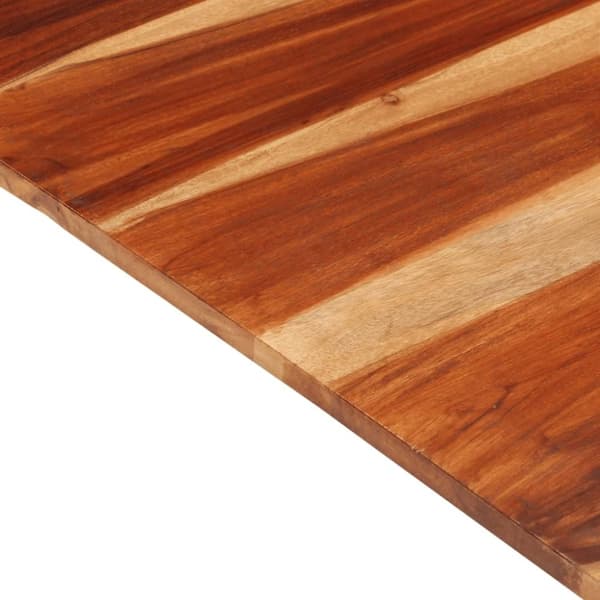 vidaXL Bordsskiva i massivt sheshamträ 15-16 mm 60x90 cm