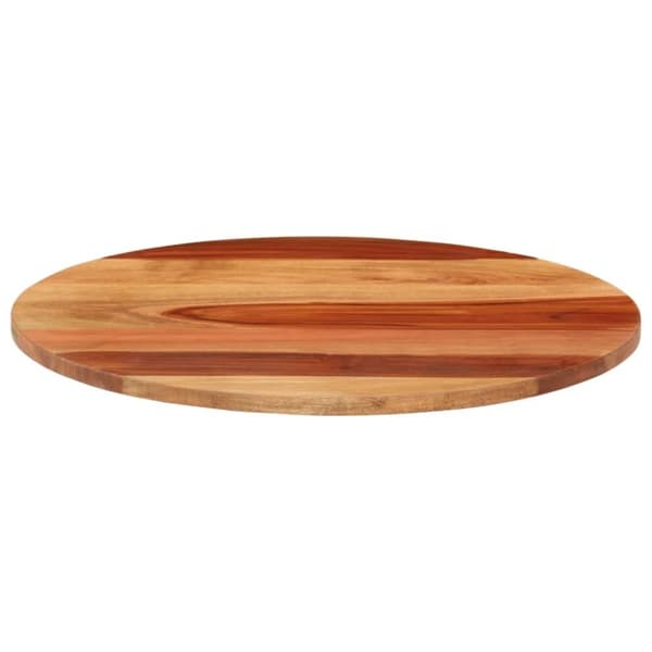 vidaXL Bordsskiva i massivt sheshamträ rund 15-16 mm 40 cm