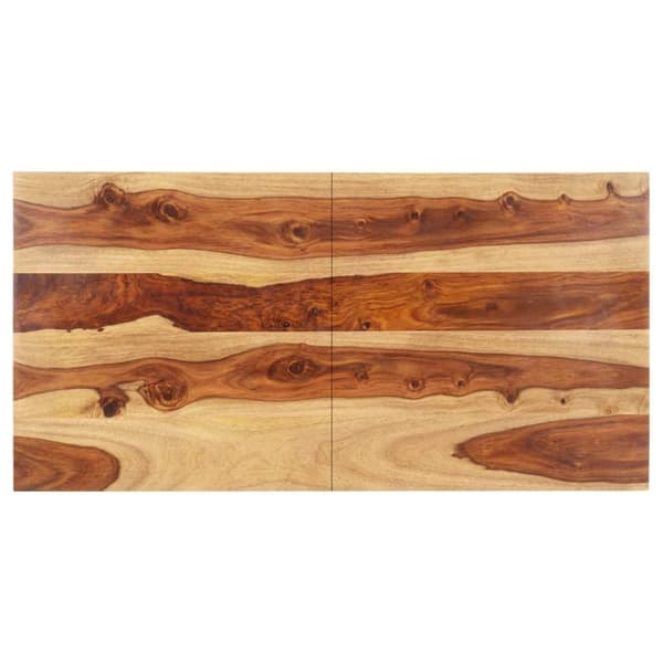 vidaXL Bordsskiva i massivt sheshamträ 15-16 mm 60x120 cm