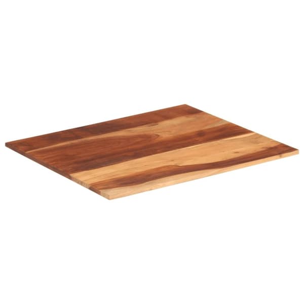 vidaXL Bordsskiva i massivt sheshamträ 15-16 mm 60x70 cm