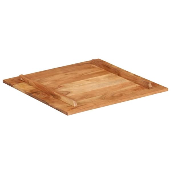 vidaXL Bordsskiva massivt akaciaträ 15-16 mm 60x60 cm