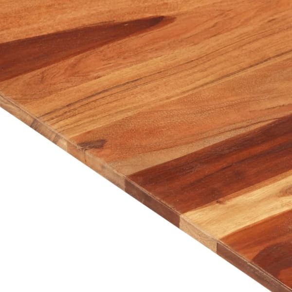 vidaXL Bordsskiva massivt akaciaträ 15-16 mm 60x60 cm