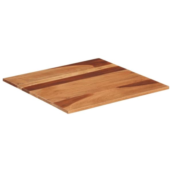 vidaXL Bordsskiva massivt akaciaträ 15-16 mm 60x60 cm