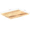 Miniatyrbild 6 av 10: vidaXL Bordsskiva i massivt mangoträ 25-27 mm 80x70 cm