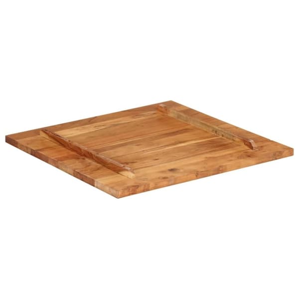 vidaXL Pöytälevy täysi akaasiapuu 25-27 mm 70x70 cm