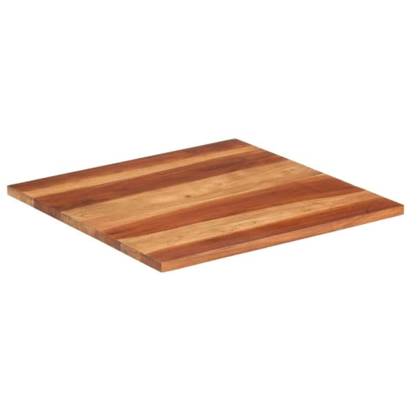 vidaXL Pöytälevy täysi akaasiapuu 25-27 mm 70x70 cm