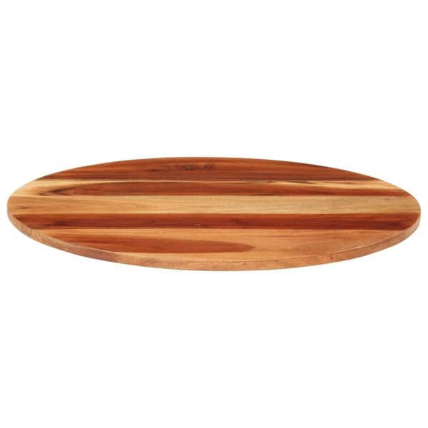 vidaXL bordplade 15-16 mm 60 cm rund massivt akacietræ