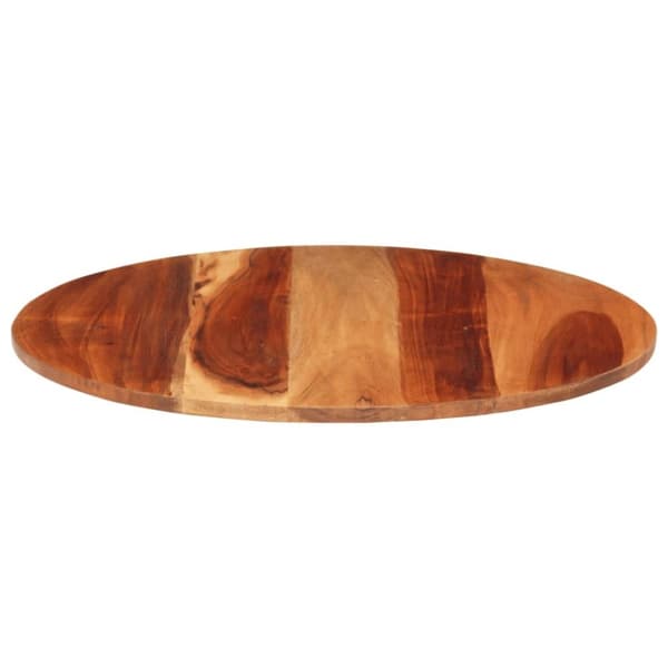 vidaXL bordplade 15-16 mm 60 cm rund massivt akacietræ