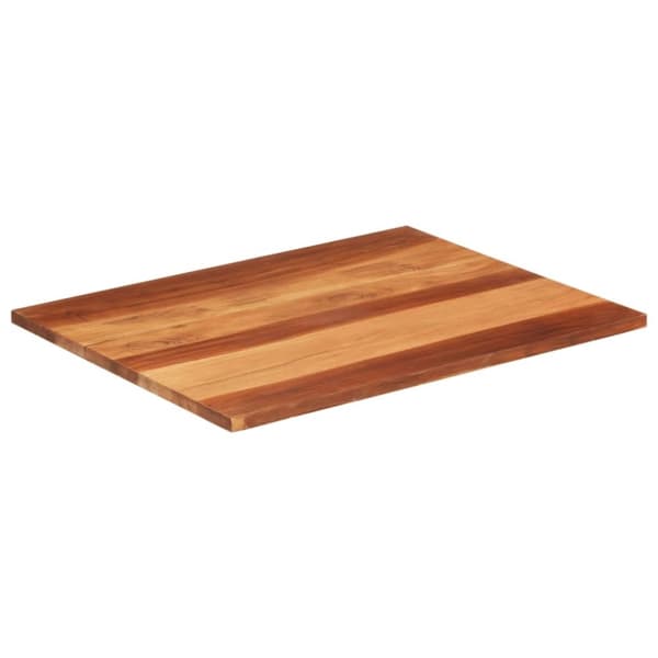 vidaXL bordplade 25-27 mm 70x90 cm massivt sheeshamtræ
