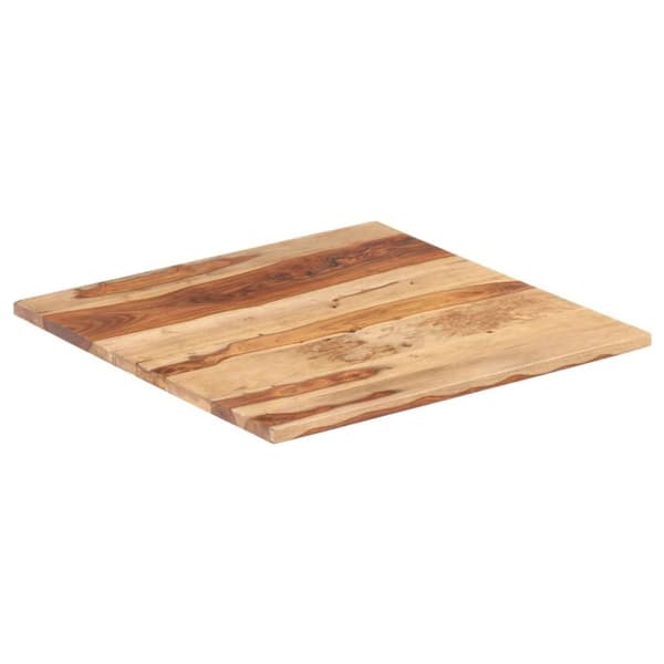 vidaXL Pöytälevy täysi akaasiapuu 25-27 mm 60x60 cm