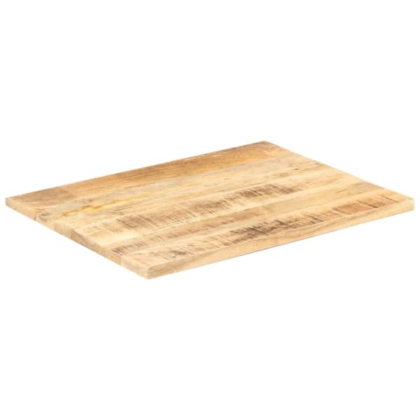 vidaXL Pöytälevy täysi mangopuu 25-27 mm 80x70 cm