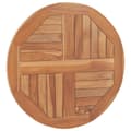 Miniatyrbilde 2 av 7: vidaXL Bordplate heltre teak 2,5 cm 60 cm