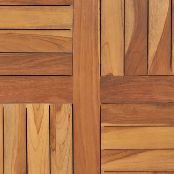 vidaXL Bordplate heltre teak 2,5 cm 70 cm