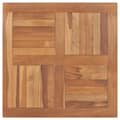 Miniatyrbilde 1 av 6: vidaXL Bordplate heltre teak kvadratisk 80x80x2,5 cm