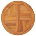 Miniatyrbilde 4 av 7: vidaXL Bordplate heltre teak 2,5 cm 80 cm