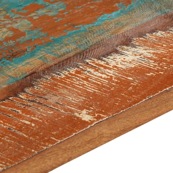 vidaXL bordplade 60x60 cm 25-27 mm firkantet massivt genbrugstræ