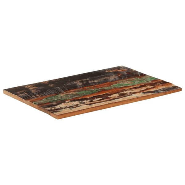vidaXL Suorakulmainen pöytälevy 60x90 cm 25-27 mm täysi kierrätyspuu