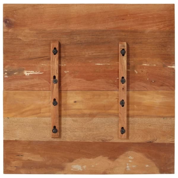 vidaXL firkantet bordplade 70x70 cm 25-27 mm massivt genbrugstræ