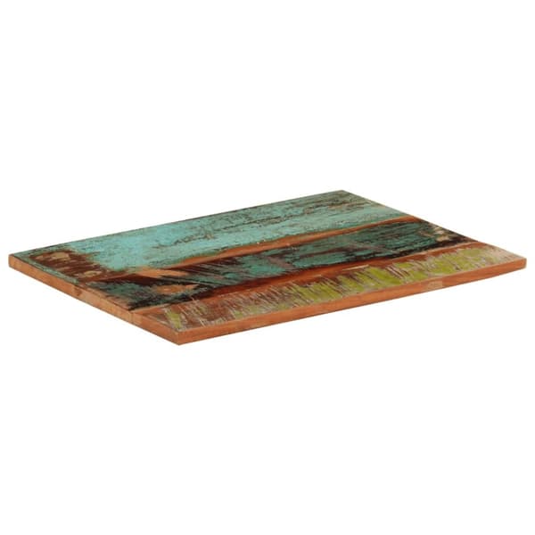 vidaXL Suorakulmainen pöytälevy 60x80 cm 25-27 mm täysi kierrätyspuu