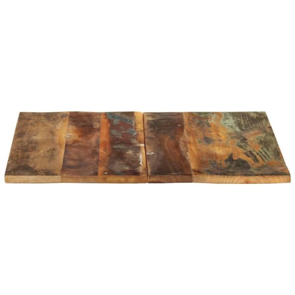 vidaXL Firkantet bordplate 60x60 cm 15-16 mm gjenvunnet heltre