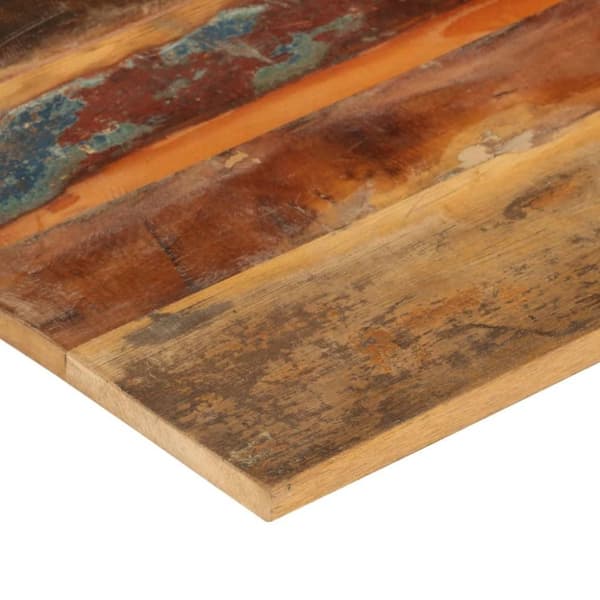vidaXL Firkantet bordplate 60x60 cm 15-16 mm gjenvunnet heltre