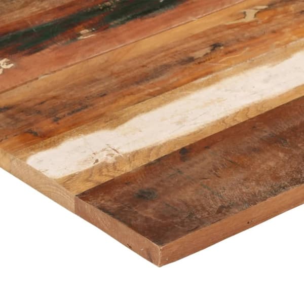 vidaXL Fyrkantig bordsskiva 70x70 cm 25-27 mm massivt återvunnet trä