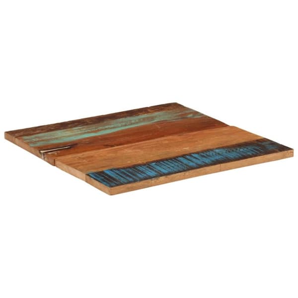vidaXL Fyrkantig bordsskiva 70x70 cm 25-27 mm massivt återvunnet trä