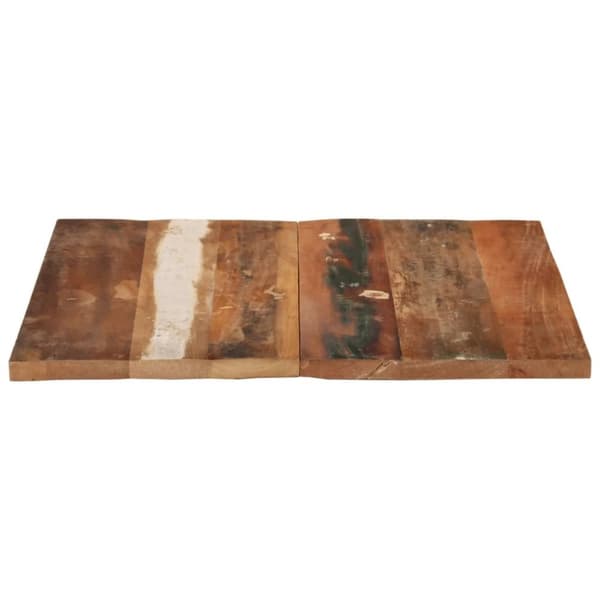 vidaXL Fyrkantig bordsskiva 70x70 cm 25-27 mm massivt återvunnet trä
