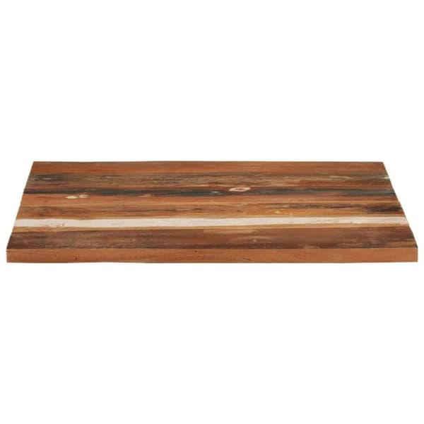 vidaXL Fyrkantig bordsskiva 70x70 cm 25-27 mm massivt återvunnet trä