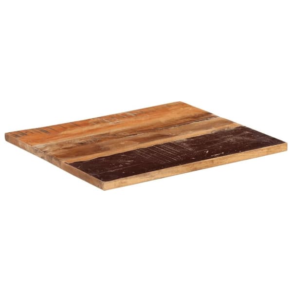 vidaXL Rektangulær bordplate 60x70 cm 25-27 mm gjenvunnet heltre