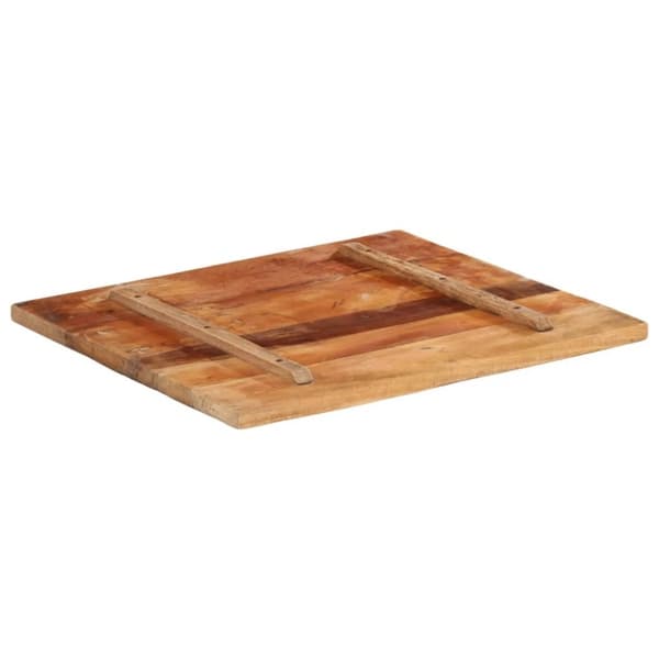 vidaXL Rektangulær bordplate 60x70 cm 25-27 mm gjenvunnet heltre