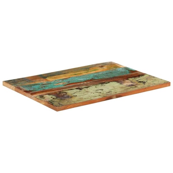 vidaXL Rektangulær bordplate 60x80 cm 25-27 mm gjenvunnet heltre