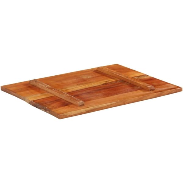 vidaXL Rektangulær bordplate 60x80 cm 25-27 mm gjenvunnet heltre