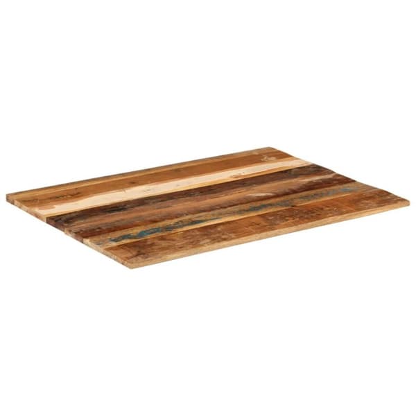 vidaXL Rektangulær bordplate 60x80 cm 15-16 mm gjenvunnet heltre