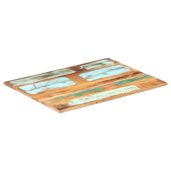 vidaXL Rektangulær bordplate 60x80 cm 15-16 mm gjenvunnet heltre