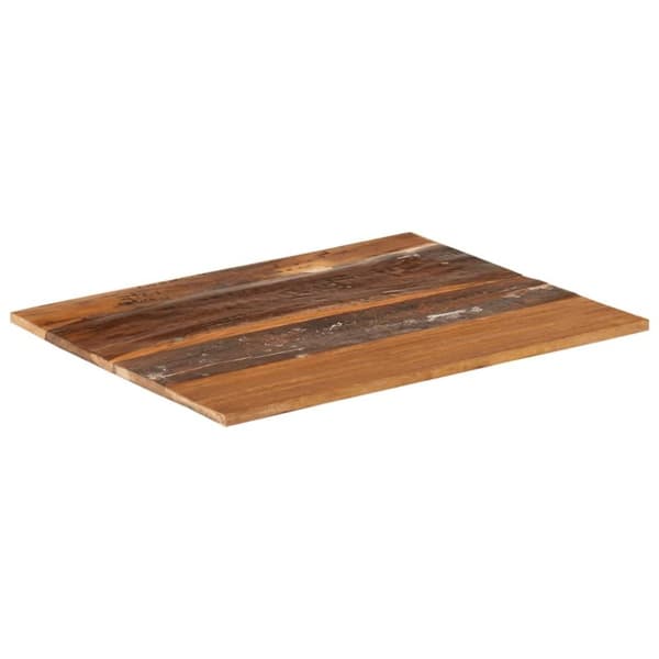 vidaXL Rektangulær bordplate 60x70 cm 15-16 mm gjenvunnet heltre